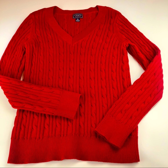 Chaps Classics extra large cable sweater - Picture 3 of 5